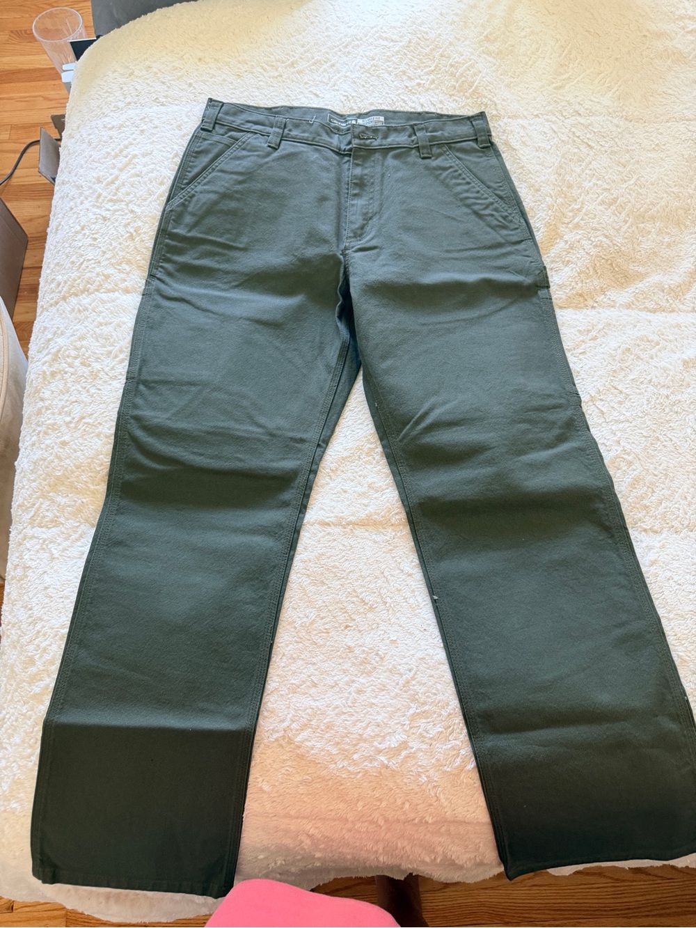 Carhartt Men's Dark Green Work Pants